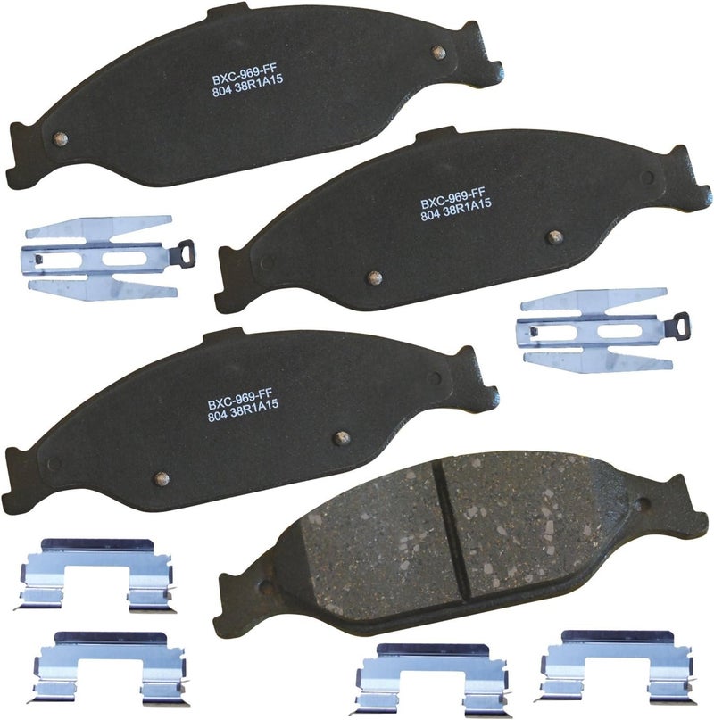 Bendix Premium SBC804 Ceramic Front Brake Pads for Ford Mustang 2004-1999 - Image 1